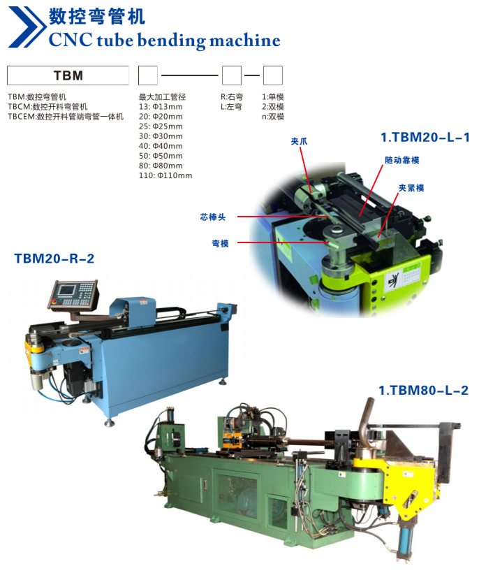 CNC tube bending machine